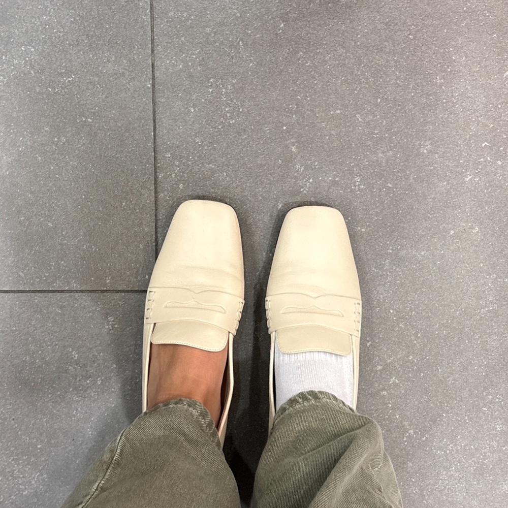 Khaite Carlisle Penny Loafers/Flats